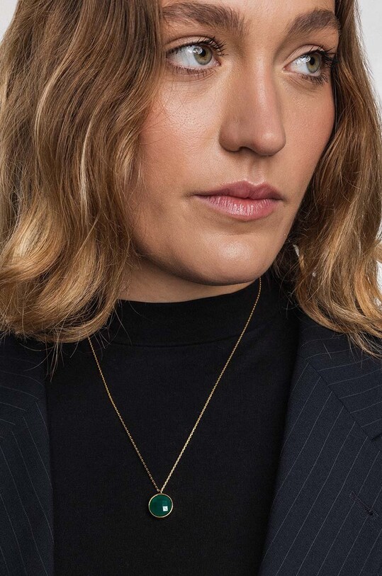 Pozlacený náhrdelník ANIA KRUK DUO zlatá STNNN1306Z