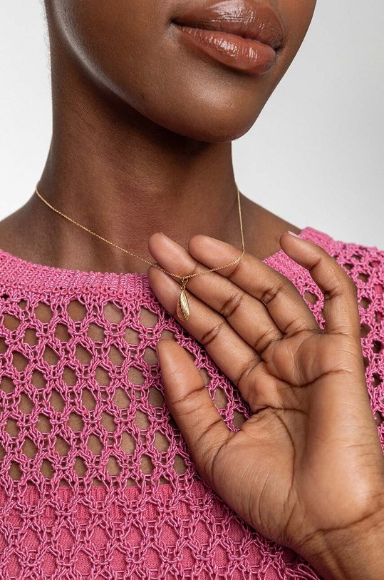 ANIA KRUK naszyjnik ze srebra pokrytego złotem ARIEL złoty SARNS0060Z