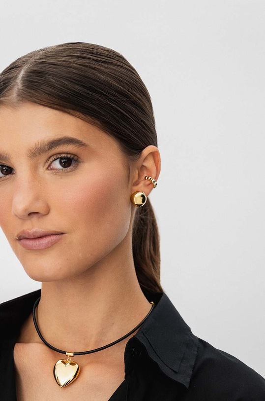 ANIA KRUK kolczyki ze srebra pokrytego złotem VINTAGE złoty SLTKS2680Z