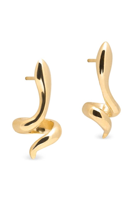 Stříbrné pozlacené náušnice ANIA KRUK VINTAGE pozlacení zlatá SLTKS2740Z