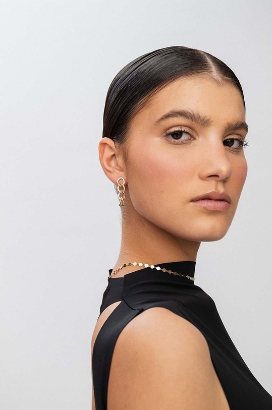 ANIA KRUK naszyjnik ze srebra pokrytego złotem COSMO złoty SLTNS2960Z