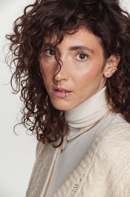 Pozlacená náušnice do rtů ANIA KRUK ROCK IT zlatá STNKS0860Z