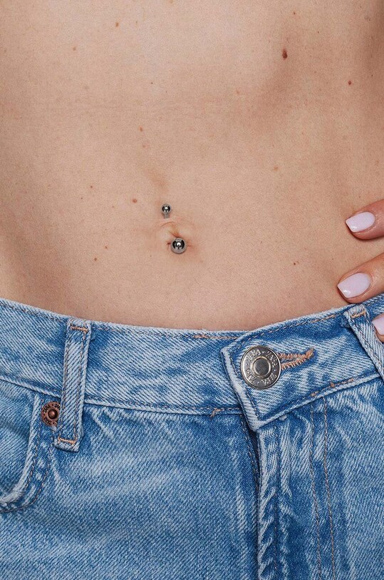 Accesorii ANIA KRUK piercing de argint pentru buric ROCK IT STNKS0930 argintiu