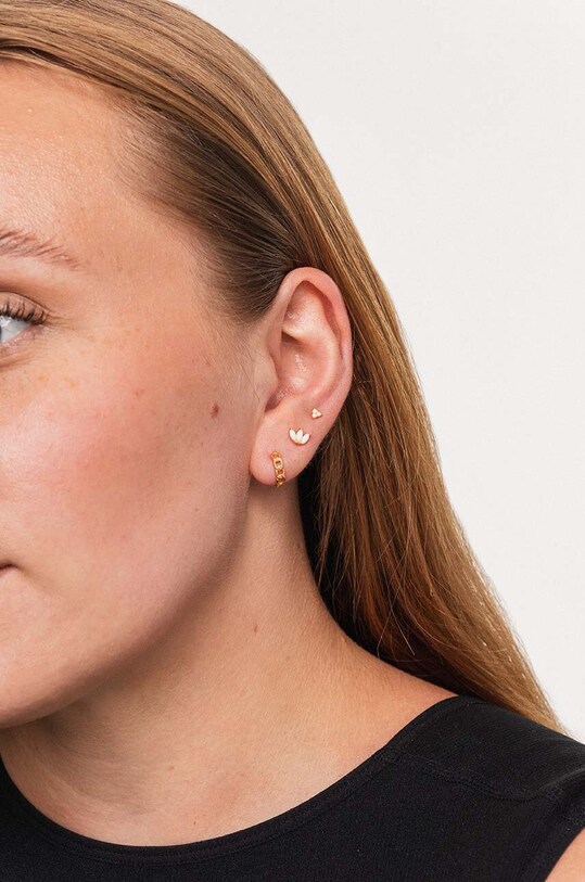 Аксесуари Срібні сережки з позолотою ANIA KRUK TRENDY SRUKS2030Z золотий