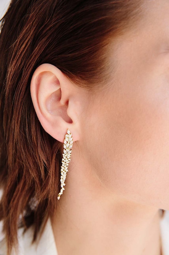 Αξεσουάρ Ασημένια επιχρυσωμένα σκουλαρίκια ANIA KRUK GLAMOUR SYZKS1350Z χρυσαφί