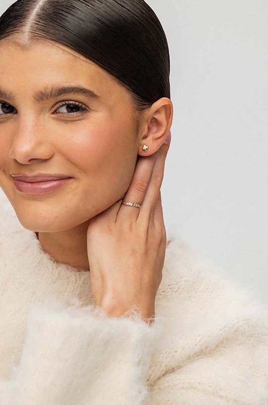 Zlaté náušnice ANIA KRUK SOFT zlatá ZAFKZ0380