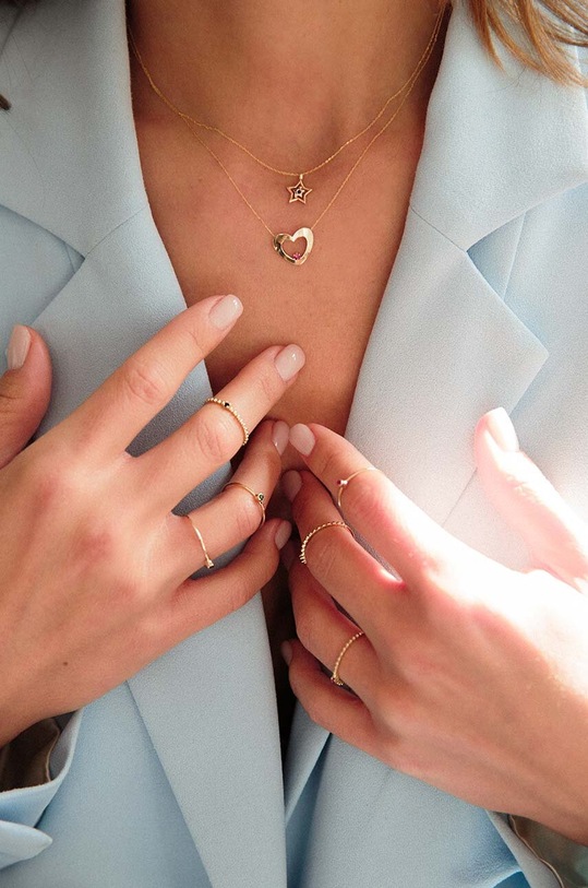 Dodaci Zlatni prsten ANIA KRUK DOLCE VITA ZALPZ0740 zlatna