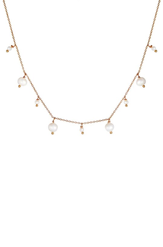 ANIA KRUK naszyjnik ze srebra pokrytego złotem ARIEL srebro złoty SAKNS0430Z