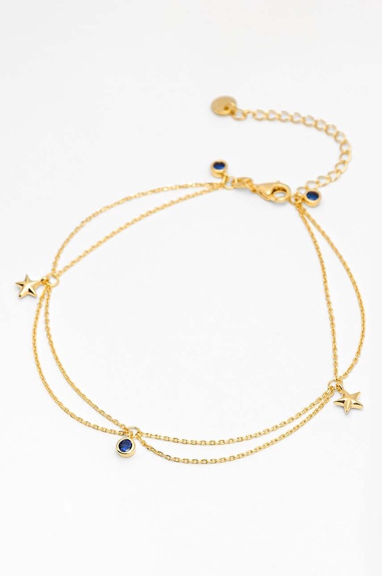 ANIA KRUK brățară de gleznă din argint placată cu aur SKY STNAC1434Z aur ZA00