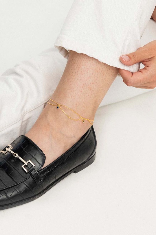 ANIA KRUK brățară de gleznă din argint placată cu aur SKY aur STNAC1434Z