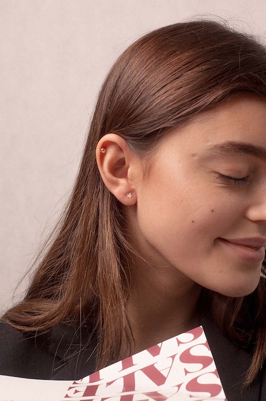 Zlati uhani ANIA KRUK SOFT ZALKZ0050 zlata ZA00