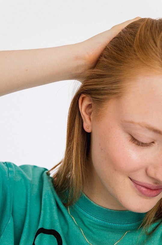 Αξεσουάρ Χρυσά σκουλαρίκια ANIA KRUK BELIEVE ZALKZ1000 χρυσαφί