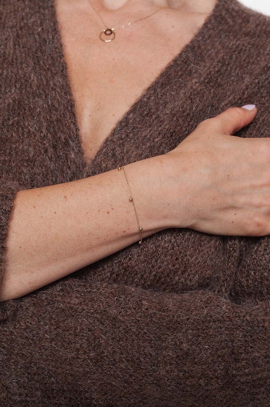 Doplňky Zlatý náramek ANIA KRUK GLOW ZEMAZ1780 zlatá