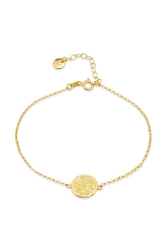 Strieborný pozlátený náramok ANIA KRUK AZYMUT striebro zlatá SGCAS0320Z