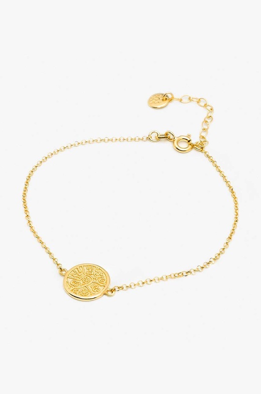 Strieborný pozlátený náramok ANIA KRUK AZYMUT SGCAS0320Z zlatá ZA00