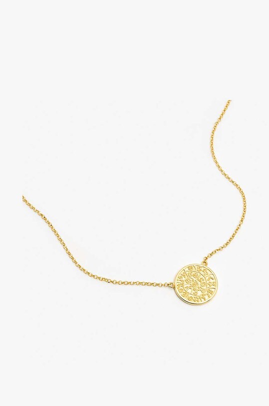 ANIA KRUK naszyjnik ze srebra pokrytego złotem AZYMUT SGCNS0320Z złoty ZA00