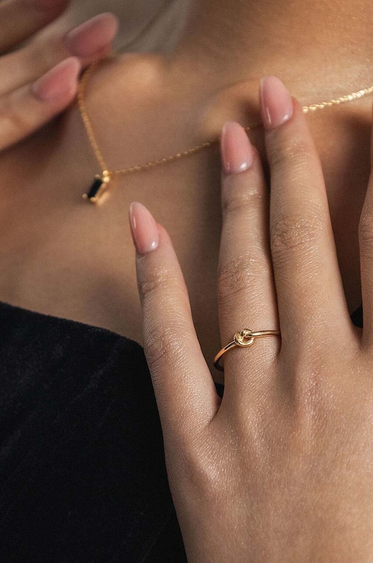 Аксессуары Серебряное кольцо с позолотой ANIA KRUK TRENDY SGCPS1770Z золотой