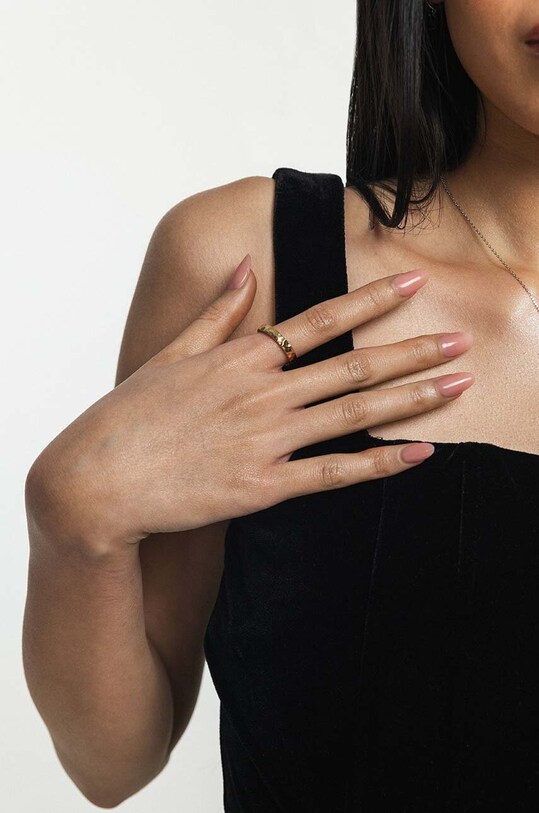 Accesorii ANIA KRUK inel de argint placat cu aur TRENDY SGCPS1800Z aur