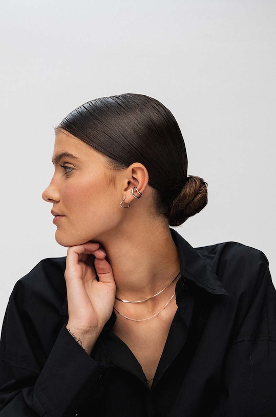 ANIA KRUK kolczyki srebrne ROMANTICA srebrny SMVKS1360