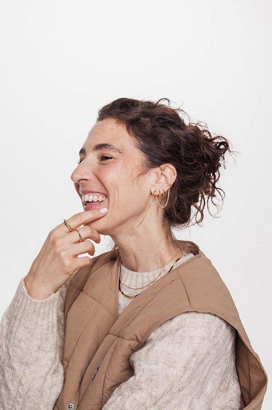 Strieborný pozlátený náhrdelník ANIA KRUK TRENDY zlatá SMVNS1290Z