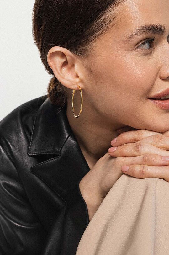 Accesorii ANIA KRUK cercei din argint placat cu aur TRENDY SSIKS0670Z aur