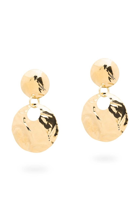 Stříbrné pozlacené náušnice ANIA KRUK VINTAGE pozlacení zlatá SSIKS0830Z