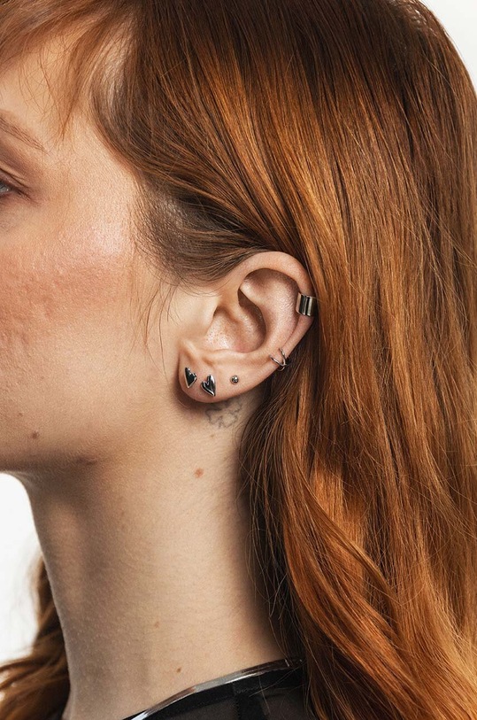 Doplňky Stříbrné náušnice ANIA KRUK ROMANTICA SSIKS1800 stříbrná