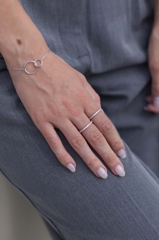 Серебряное кольцо с позолотой ANIA KRUK GLAMOUR SYZPS1700R серебрянный ZA00