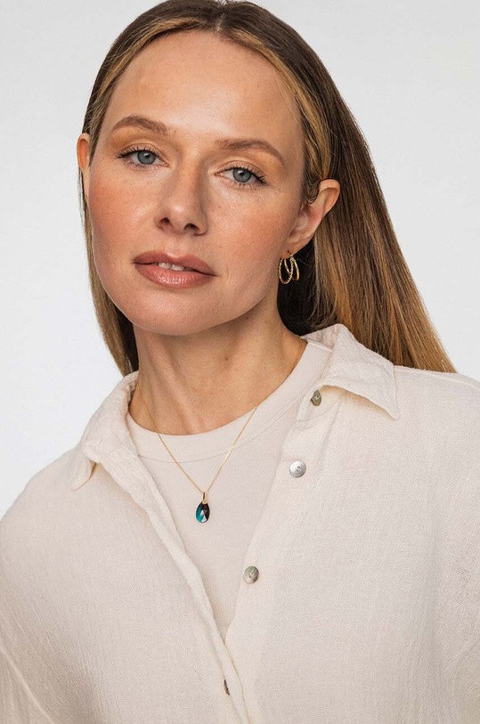 ANIA KRUK naszyjnik ze srebra pokrytego złotem VENUS złoty SAKNS1979Z