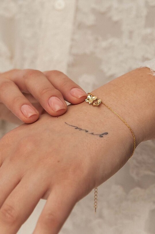 Серебряный браслет с позолотой ANIA KRUK HIPPIE золотой SMRAS1270Z
