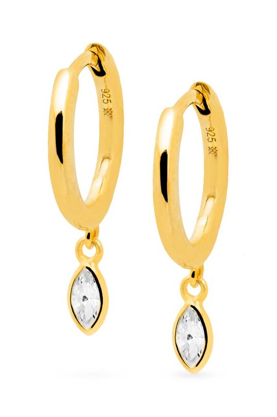 Серебряные серьги с позолотой ANIA KRUK GLAMOUR серебро золотой SMRKC1252Z