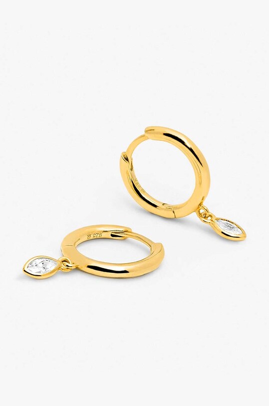 Серебряные серьги с позолотой ANIA KRUK GLAMOUR SMRKC1252Z золотой ZA00