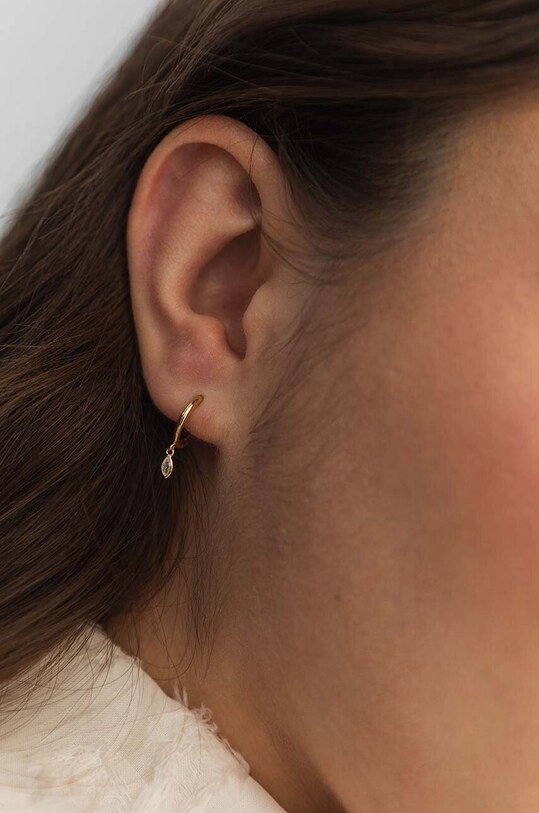 Аксессуары Серебряные серьги с позолотой ANIA KRUK GLAMOUR SMRKC1252Z золотой