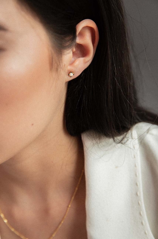 Strieborné pozlátené náušnice ANIA KRUK VINTAGE SMRKS0800Z zlatá ZA00