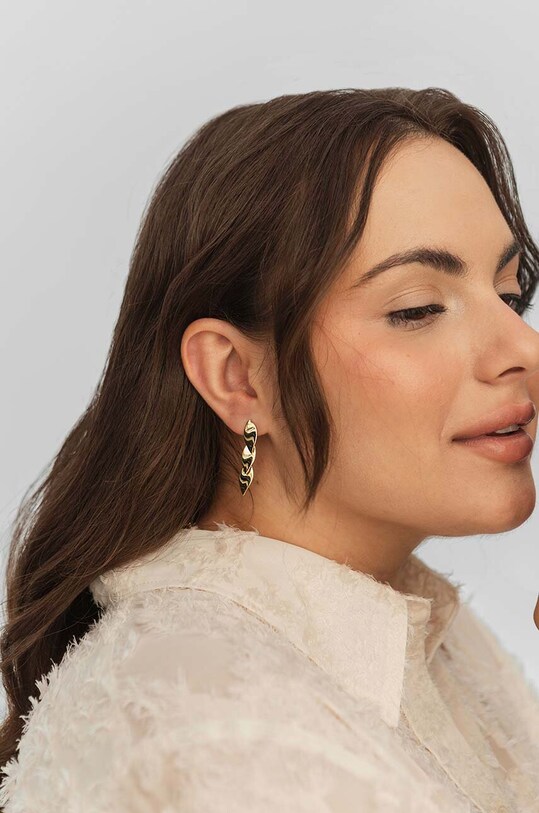 Аксессуары Серебряные серьги с позолотой ANIA KRUK HIPPIE SMRKS1300Z золотой