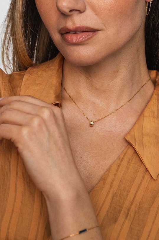 ANIA KRUK naszyjnik ze srebra pokrytego złotem GLAMOUR złoty SMRNC1392Z