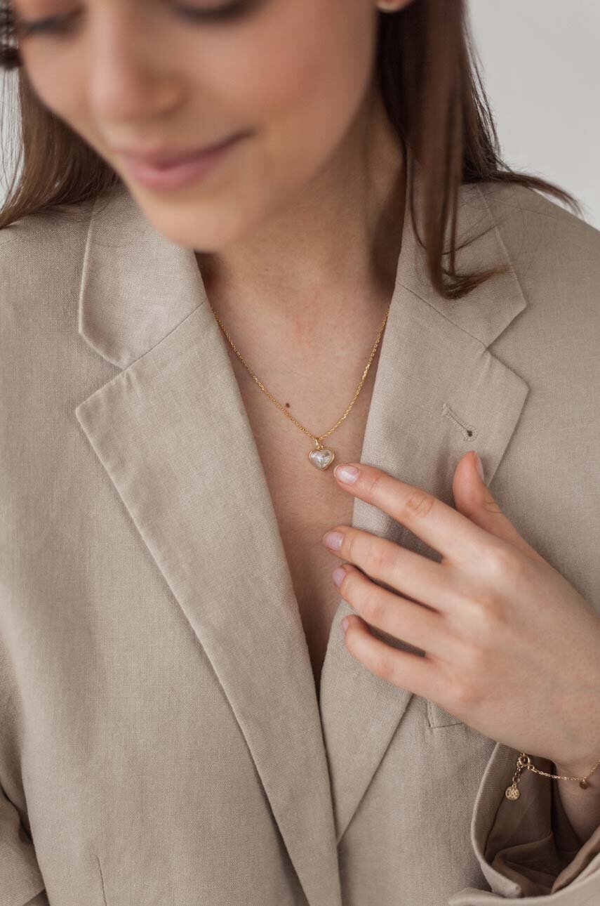 ANIA KRUK naszyjnik ze srebra pokrytego złotem HIPPIE złoty SMRNS0370Z