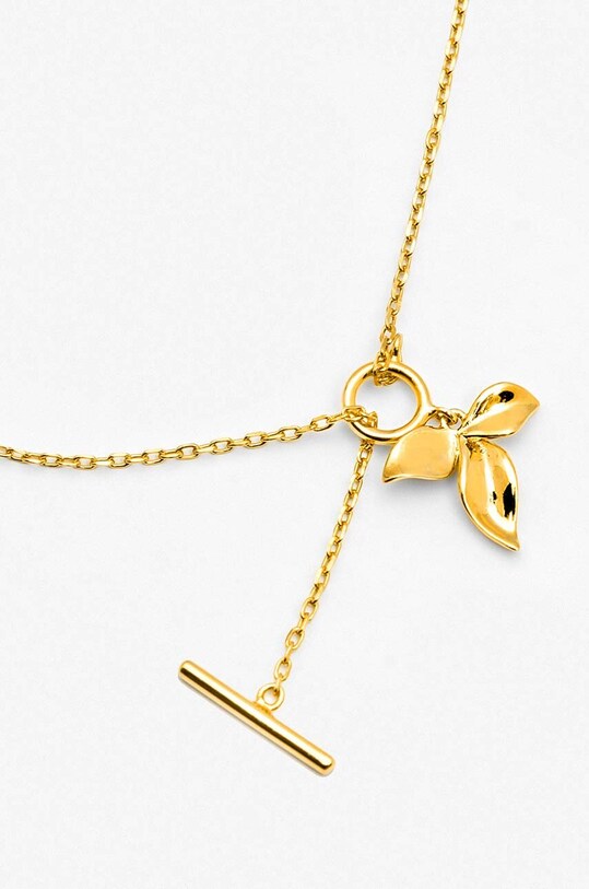 ANIA KRUK naszyjnik ze srebra pokrytego złotem HIPPIE SMRNS1280Z złoty ZA00