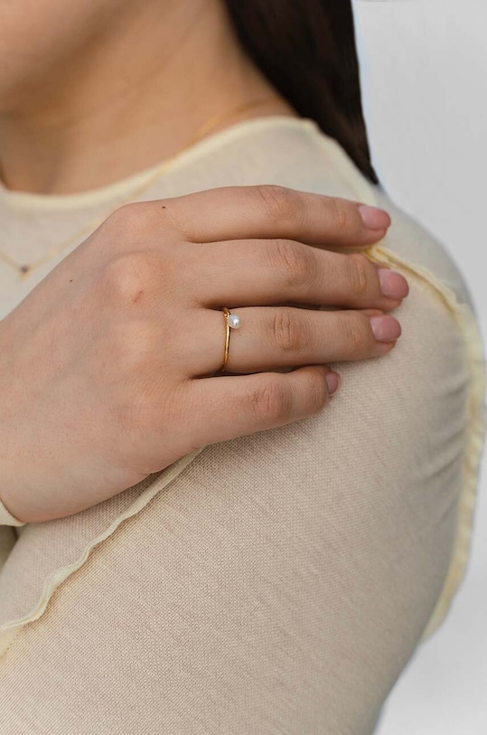 Аксесуари Срібний перстень з позолотою ANIA KRUK ARIEL SMRPP1242Z золотий
