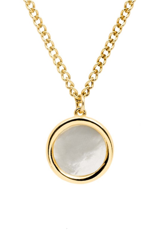 ANIA KRUK naszyjnik ze srebra pokrytego złotem ARIEL srebro złoty SMVNP1502Z