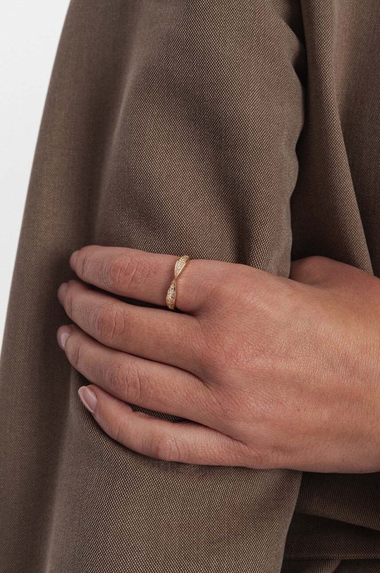 Accesorii ANIA KRUK inel de aur GLOW ZAFPC0092 aur