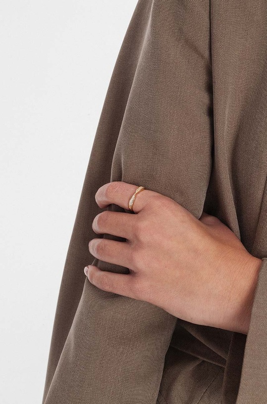 ANIA KRUK inel de aur GLOW aur ZAFPC0092