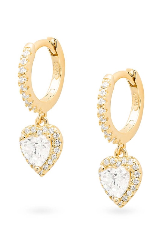 ANIA KRUK cercei din argint placat cu aur ROMANTICA argint aur SMVKC2102Z