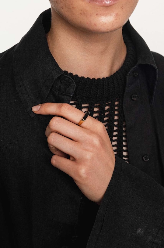 Аксесуари Срібний перстень з позолотою ANIA KRUK TRENDY SRUPE1621Z золотий