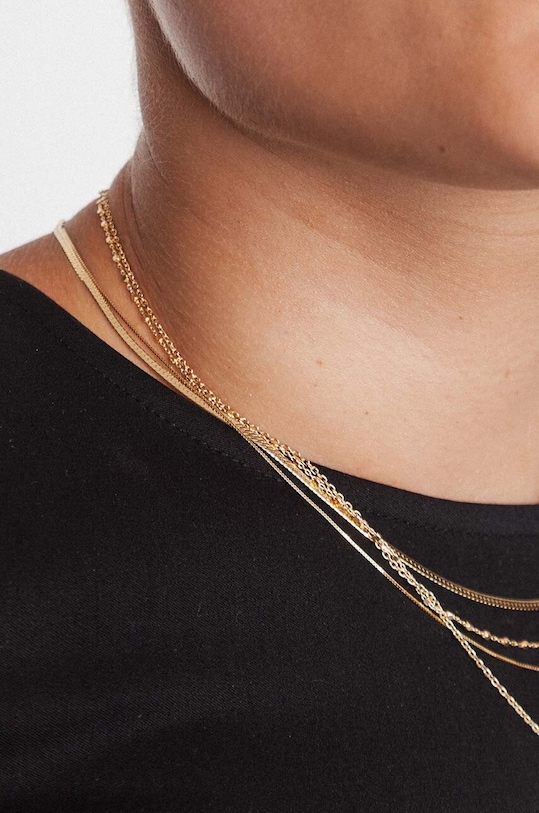 Zlatý náhrdelník ANIA KRUK ROYAL zlatá ZEMLZ1740