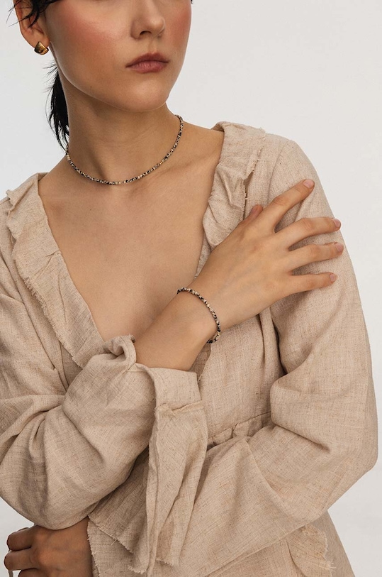 Аксесоари Гривна с естествени камъни ANIA KRUK SUMMER SAKAN2449Z злато