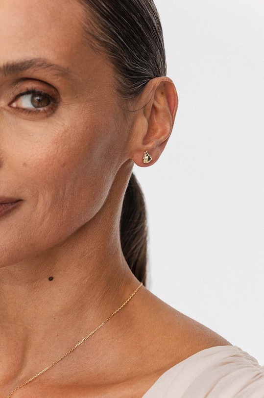 ANIA KRUK cercei din argint placat cu aur BELIEVE aur SAKKS2400Z