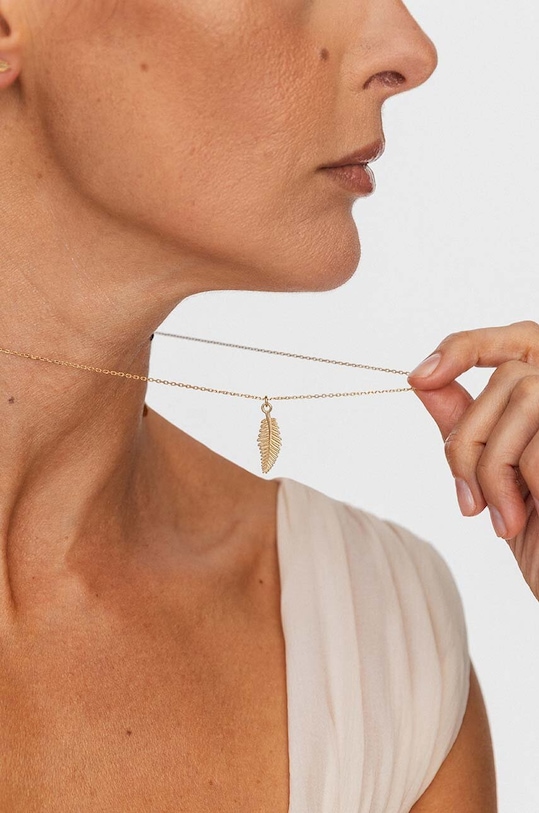 Кольє зі срібла з позолотою ANIA KRUK HIPPIE SAKNS2390Z золотий