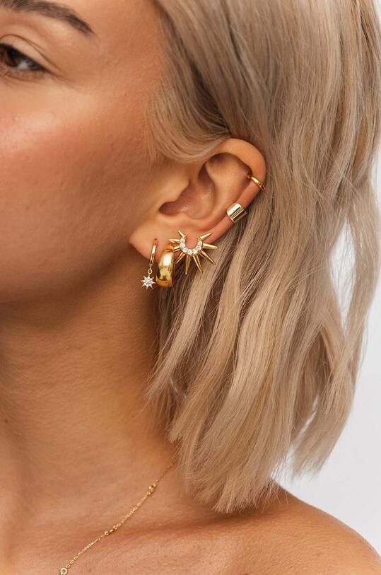 ANIA KRUK orecchini in argento placcato in oro SKY oro SJDKC0122Z
