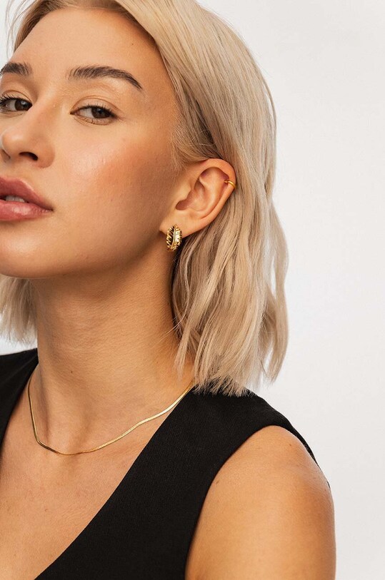 Серебряные серьги с позолотой ANIA KRUK VINTAGE золотой SJDKS0050Z